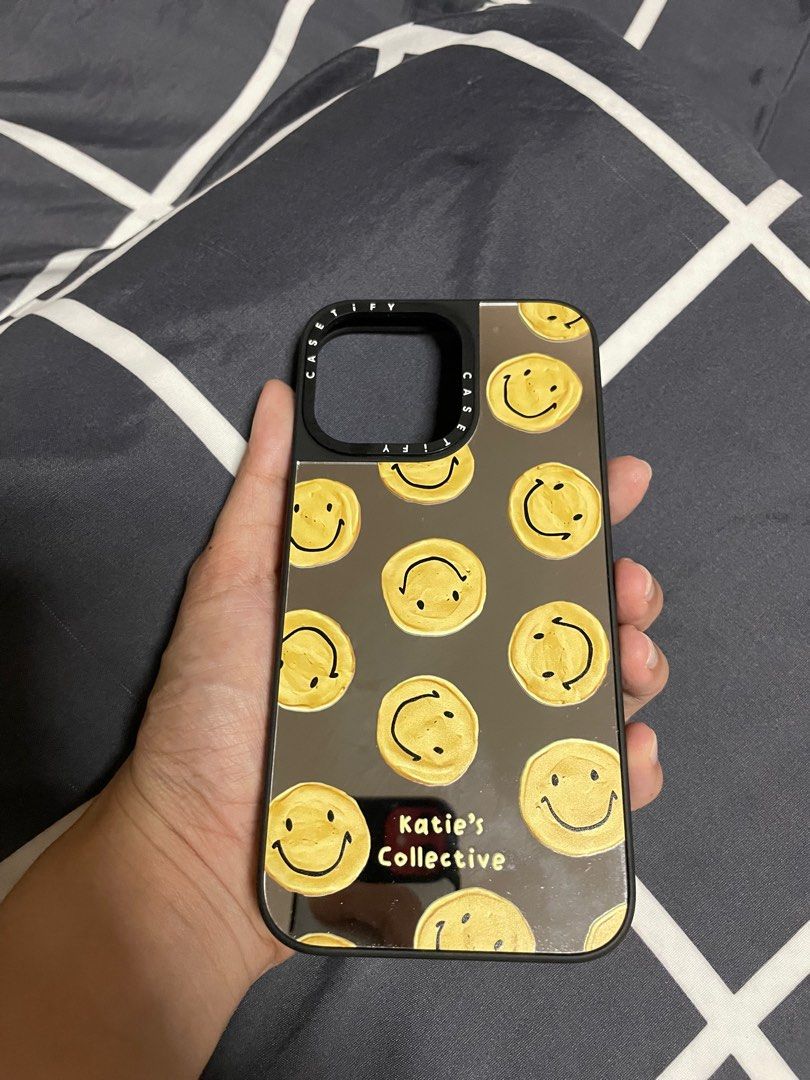 Not Casetify iPhone 14 Pro Max smiley Katie collective case