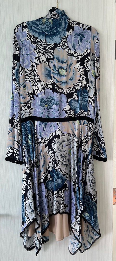 Coach Pleated Dress With Kaffe Fassett Print, Women's Coach Pleated Dress With Kaffe Fassett Print, Women's