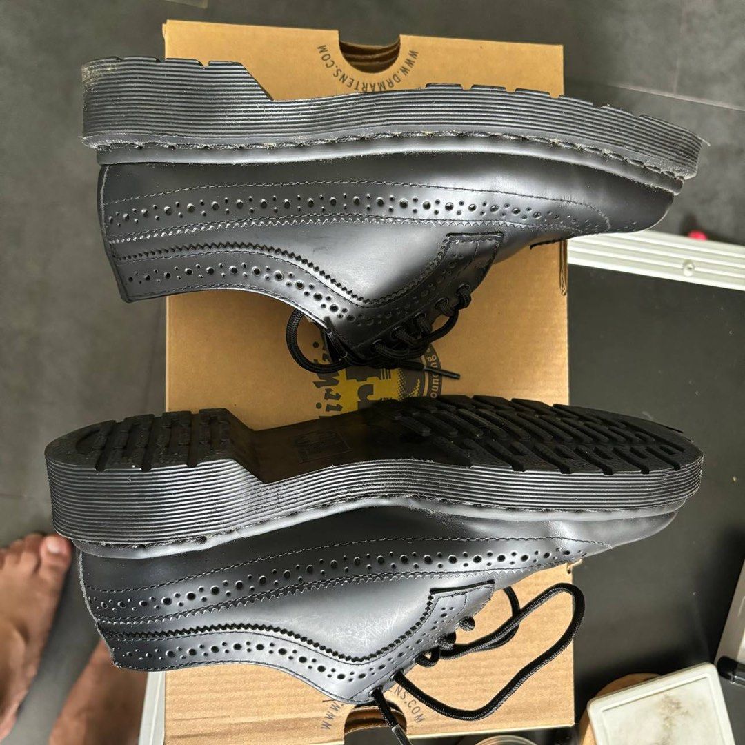 Dr Martens 3989 Smooth Leather Brogue Shoes Unisex Women s Fashion Footwear Boots on Carousell
