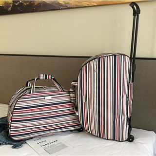 Draw-Bar Bag Hand-held trolley bag female lightweight large-capacity travel bag foldable luggage bag