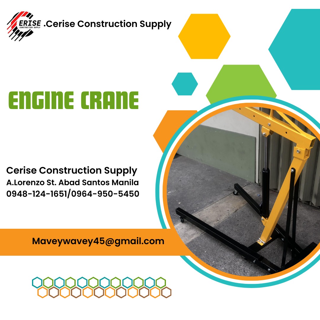 Engine crane commercial industrial construction tools equipment
