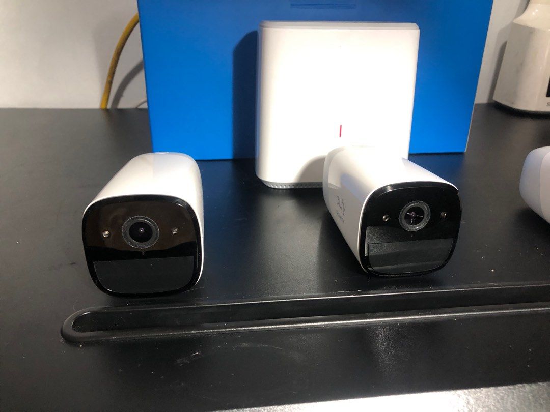 Eufy wireless security system (Category: Security Systems & CCTV Cameras) located in Taguig. Submitted by potato_corner (Listing ID 1296985260, Image 3). Description: Eufy wireless security system Use as display unit only Australian mall pull out!! With box 3 camera Bracket And other accessories .