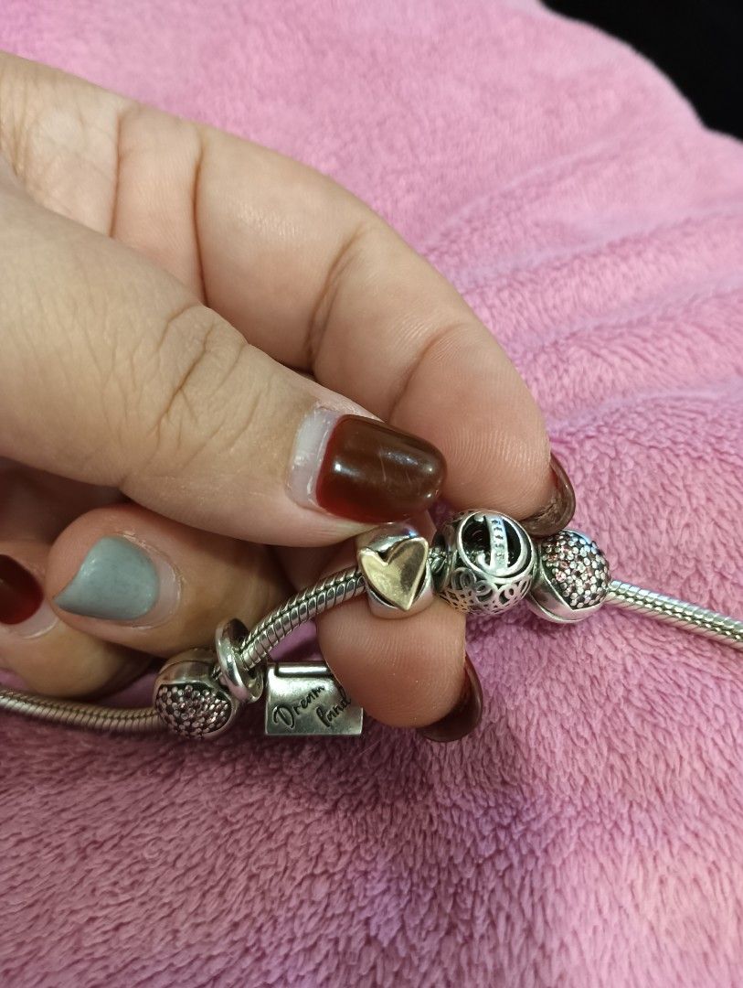 Fast Deal 17cm Pandora Bracelet with Charms Women s Fashion Jewelry Organisers Bracelets on Carousell