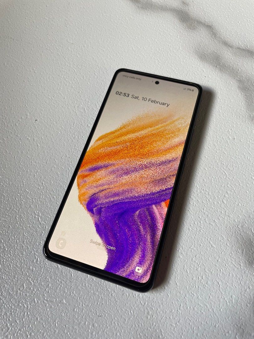 Galaxy A53 5g 128gb 8g ram (Category: Samsung) located in San Juan City. Submitted by tanexsulla42 (Listing ID 1297009813, Image 1). Description: We accept trade in Credit card / Home Credit Shipping Meet ups / Delivery Fb page: Ashley & Lyn.