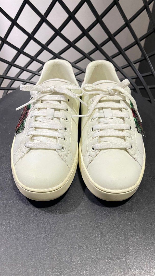 Gucci ace sneakers lips sales