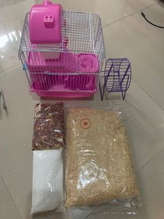 Hamster cage and acce