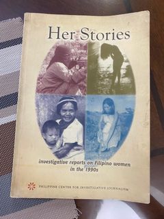 Her stories Investigative reports on Filipino women in the 1990s - Vintage Journalism Preloved BOOK
