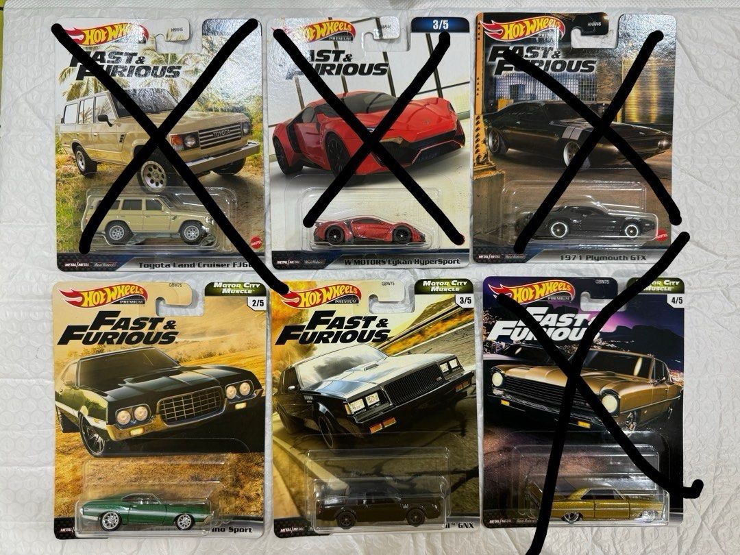 HotWheels MOTOR CITY MUSCLE 4種セット 【公式通販】