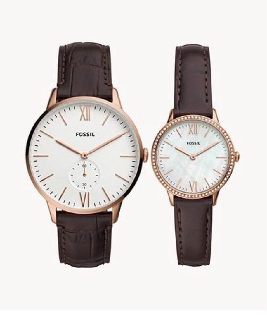 Fossil watches couple set online