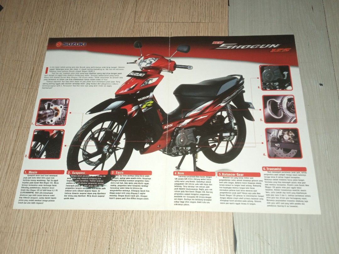 Iklan Cetak Jadul Motor Suzuki Shogun Antik Pajangan Di Carousell