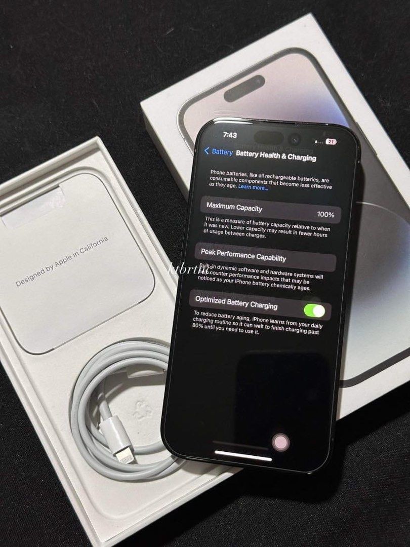 Iphone 14 Pro 128gb (Category: iPhone 14 Series) located in Cavite. Submitted by katbritani92264 (Listing ID 1296993227, Image 3). Description: Months old iPhone 14 Pro 128 GB Factory Unlocked NTC Spaceblack •Months old only, good as new •Warranty until September 25, 2024 •100% battery health •Smooth, no dents, no issues Complete original package (box same imei, cord, manuals) Free tempered glass Free case 46990 Price slightly negotiable.