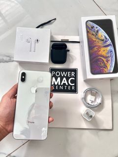 IPHONE XSMAX SILVER 64 GB SECONDHAND OPEN FOR SEAP