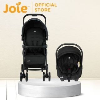 Joie Black Juva Stroller and Car Seat