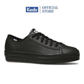 KEDS Triple Kick Leather Platform Sneakers