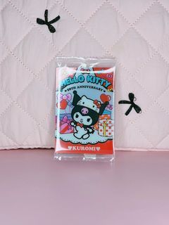 Kuromi Hello Kitty Anniversary Wafer Card Collectible