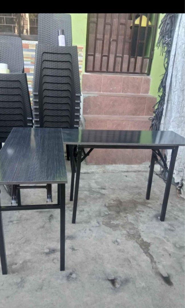 l- shaped foldable computer table. dalawang table na magkatabi lang (Category: Tables & Sets) located in Manila. Submitted by kellychz (Listing ID 1297023821, Image 3). Description: FOLDABLE COMPUTER TABLE SALE SALE SALE DALAWANG TABLE MAGKATABI LANG COD OR GCASH BRAND NEW.