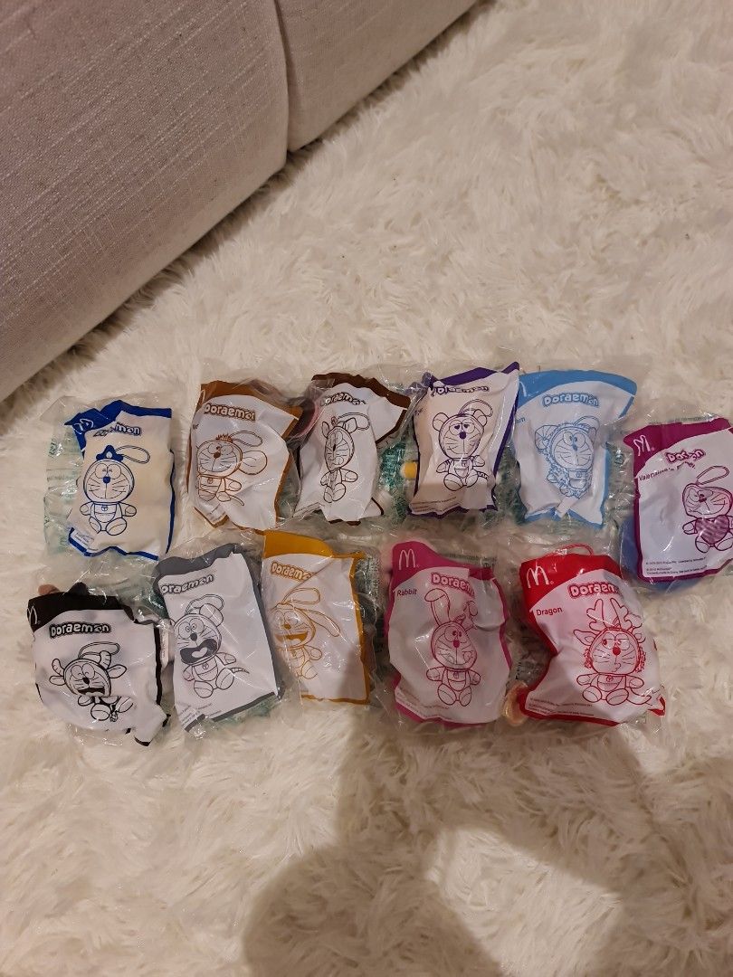 Mac zodic doraemon (Category: Other Merchandise) located in Singapore. Submitted by mich777 (Listing ID 1297035607, Image 2). Description: 11 toys. 1 for $1.50. 11 for $15..