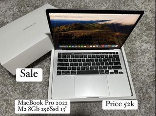 MacBook Pro 2022 M2 8GB 256Ssd 13" OS Sonoma