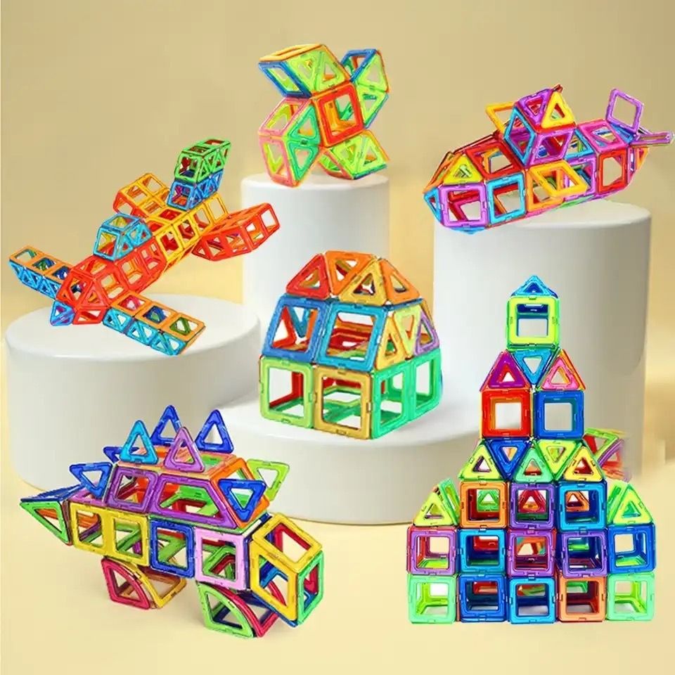 Magnetic Building Blocks Big Size and Mini Size DIY Magnets Toys for ...