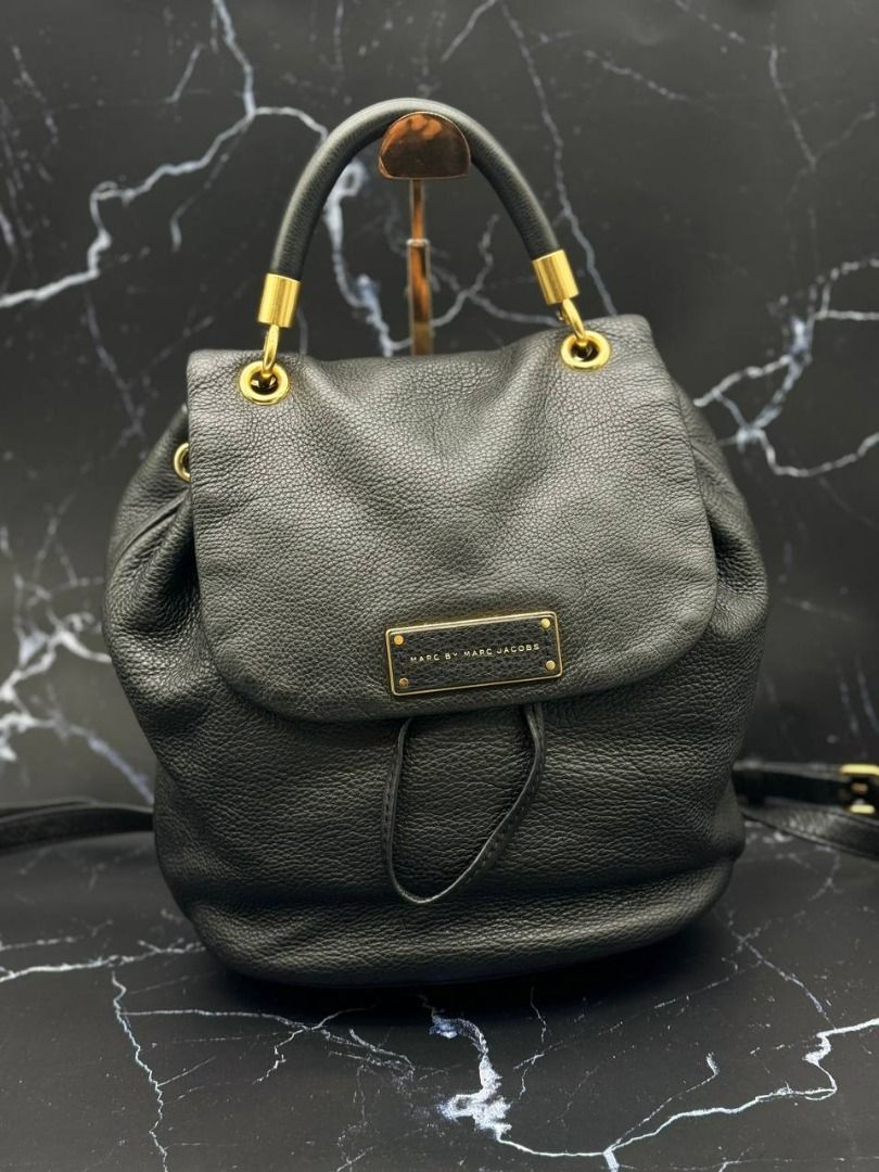 MARC BY MARC JACOB TOO HOT TO HANDLE PEBBLED LEATHER BACKPACK Luxury Bags Wallets on Carousell