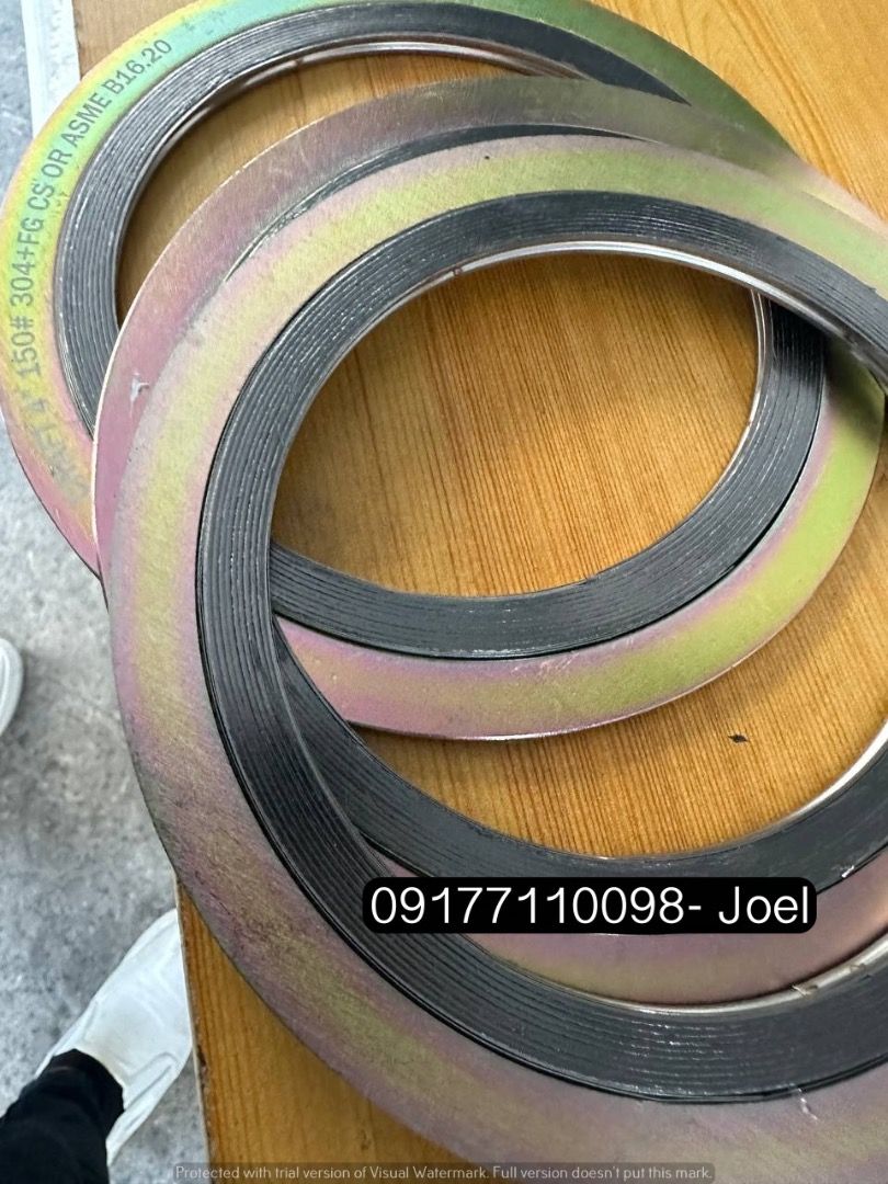 Metal Wound Gasket (Category: Construction & Building Materials) located in Manila. Submitted by joeyroque09 (Listing ID 1296948323, Image 3). Description: Metal Wound Gasket Specs: DN125 (5”) Ansi250 .