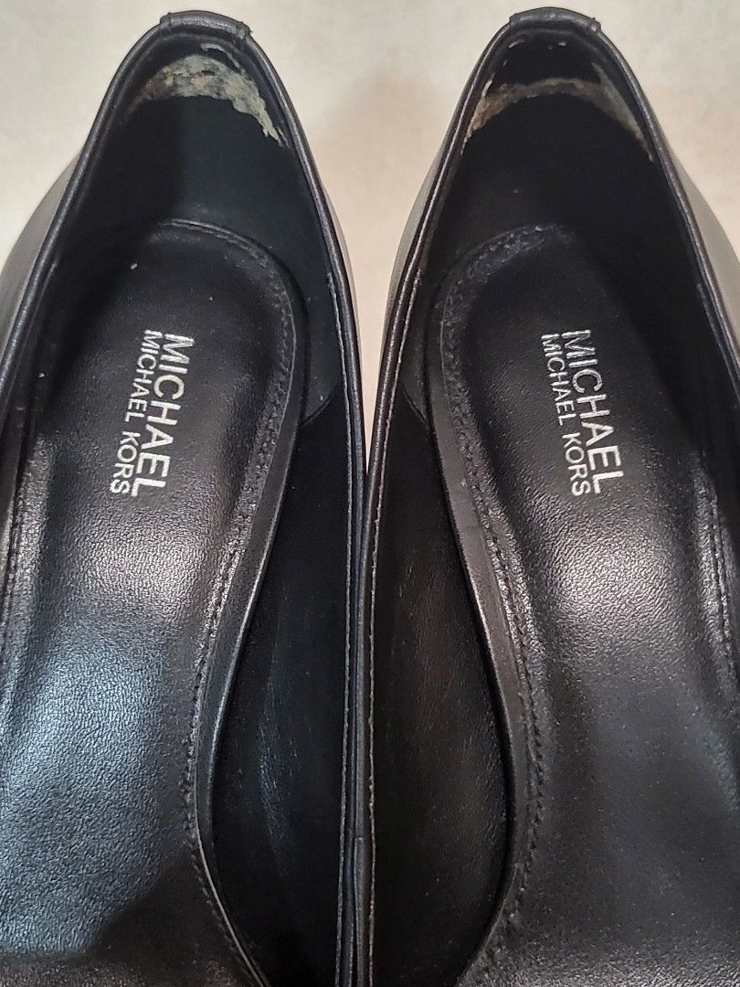 Michael kors black heels online