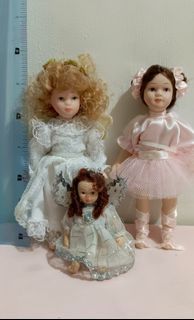 Mini porcelain dolls lot