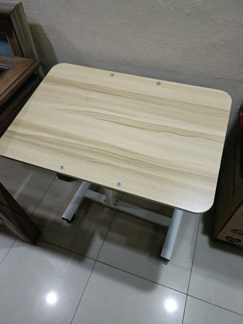 Mini Study Table on Wheels, Furniture & Home Living, Furniture, Tables ...