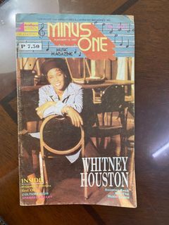 MINUS ONE SONGHITS MAGAZINE - Philippines OPM Whitney Houston Madonna Warrant Vintage w penmarks