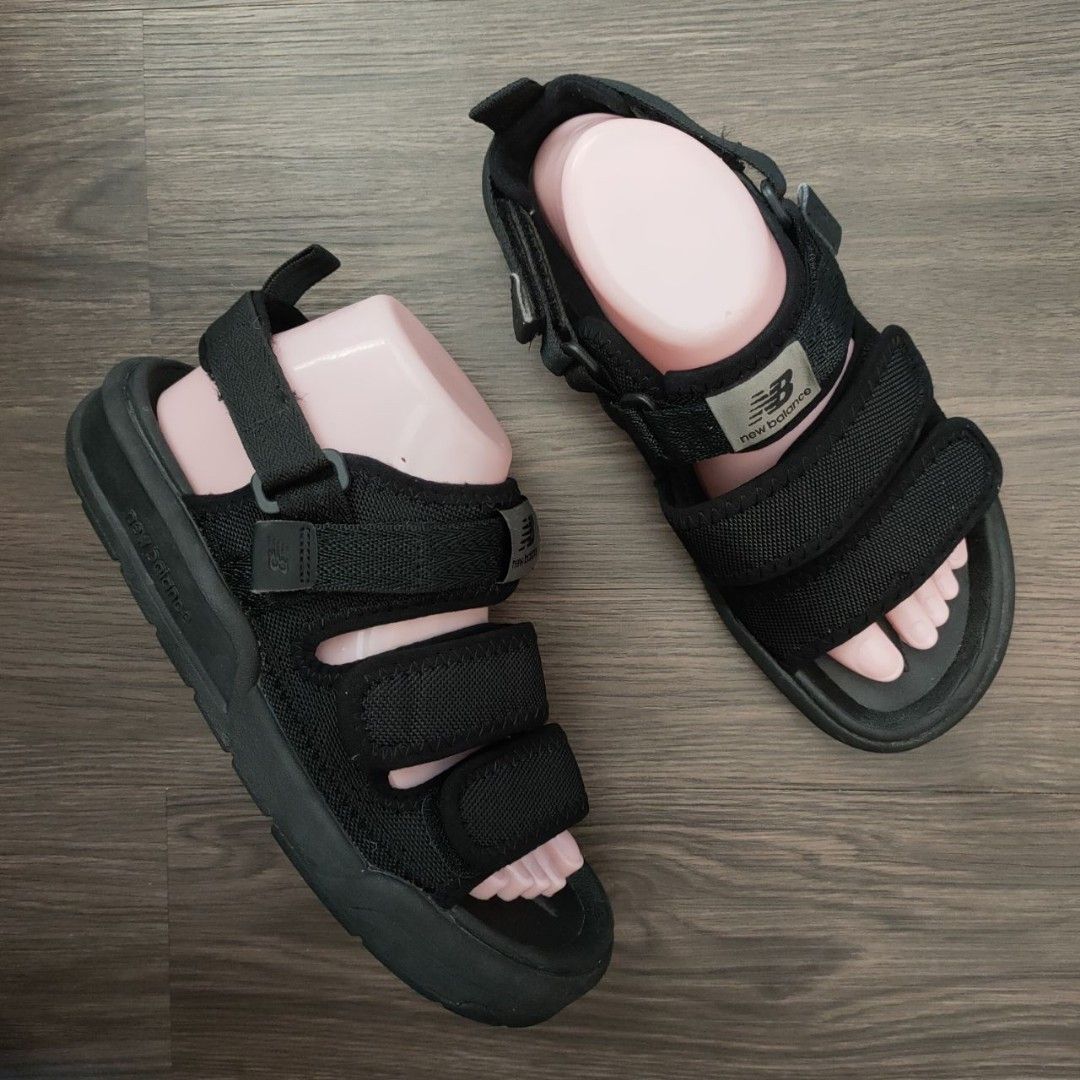 New Balance SD3205EBB Sandals All Black 6UK 25CM