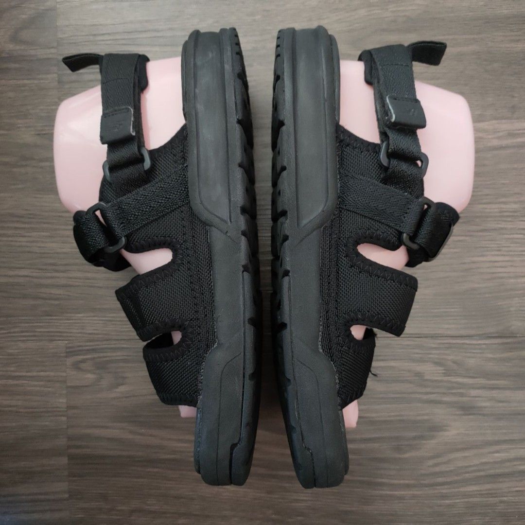 New Balance SD3205EBB Sandals All Black 6UK 25CM Men s Fashion Footwear Flipflops and Slides on Carousell