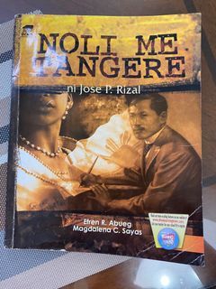 NOLI ME TANGERE ni Jose P. Rizal by Efren R. Abueg Magdalena C. Sayas - Preloved DIWA Book / Libro