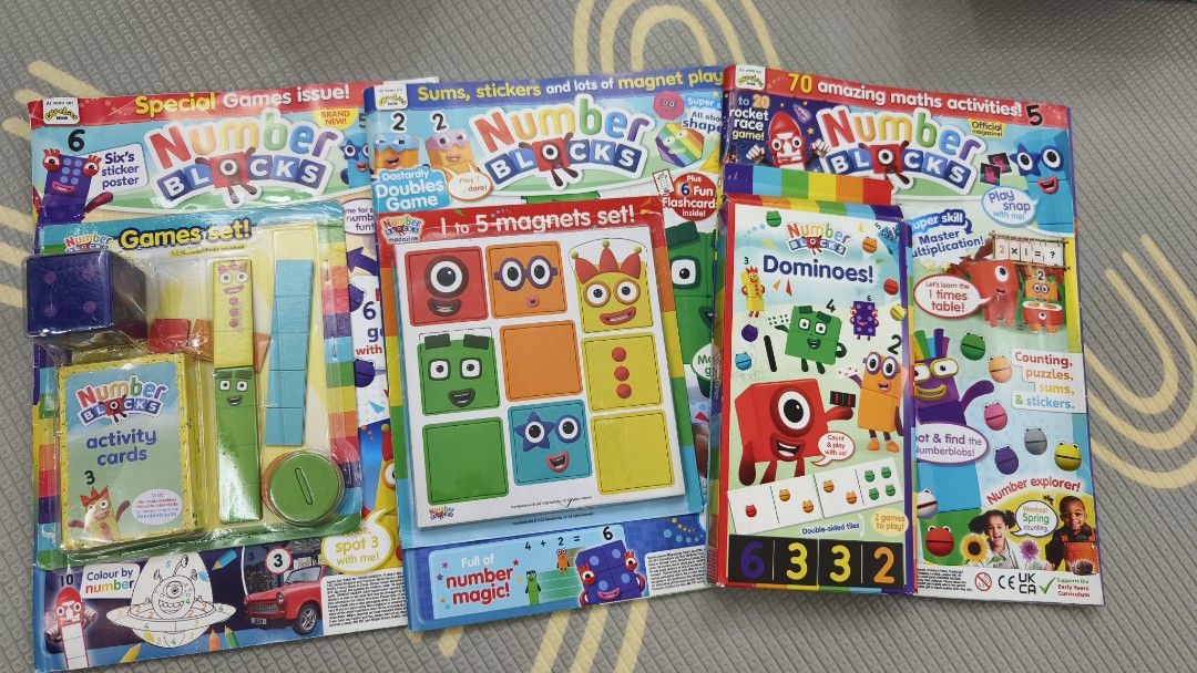 Numberblocks Magazines with freebies, Hobbies & Toys, Books & Magazines ...