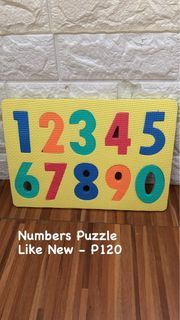 Numbers Foam Puzzle