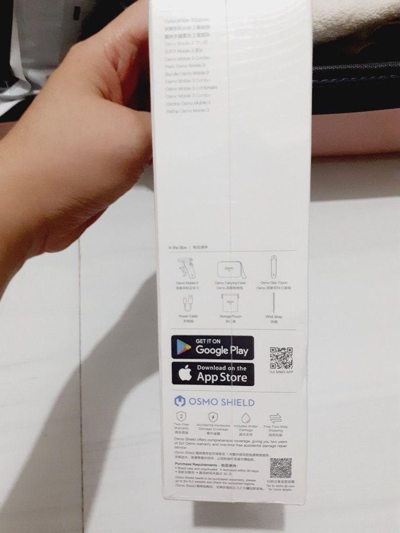 OSMO MOBILE 3 COMBO (ORIGINAL for SALE!!!) (Category: Other Gadgets) located in Pasig City. Submitted by theDclutter (Listing ID 1297010045, Image 3). Description: OSMO MOBILE 3 COMBO for SALE!!! Galing ibang bansa. -NEW -SEALED -100% ORIGINAL Payment is tru gcash or paymaya SF c/o buyer.