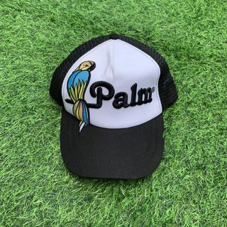 Palm Angels Parrot Embroidery BaseBall Trucker Cap