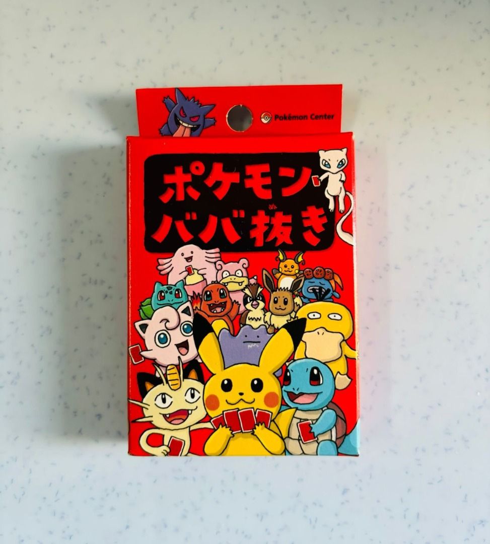 Pokemon TCG Japanese Pokemon Center Babanuki Old Maid Card Deck  [Sealed/Unopened], Hobbies & Toys, Toys & Games on Carousell