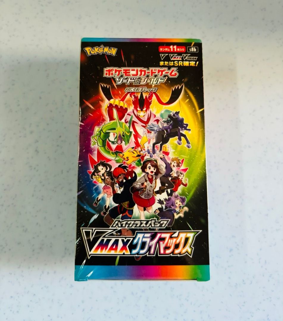 Pokemon TCG s8b Japanese Vmax Climax Booster Box [Sealed/Unopened], Hobbies  & Toys, Toys & Games on Carousell
