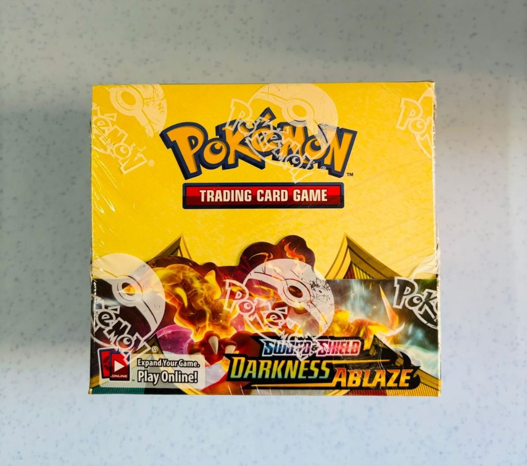 Pokemon TCG Sword and Shield Darkness Ablaze Booster Box [Sealed/Unopened],  Hobbies & Toys, Toys & Games on Carousell