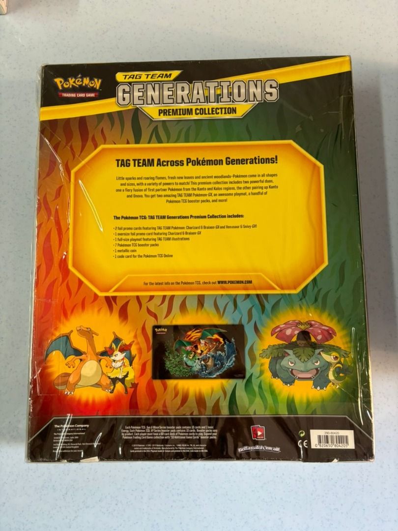 Pokemon TCG Tag Team Generations Premium Collection Box [Sealed/Unopened],  Hobbies & Toys, Toys & Games on Carousell
