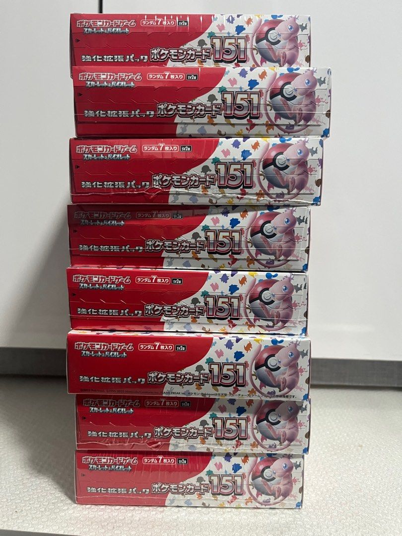 Pokmon 151 Japanese booster box, Hobbies & Toys, Toys & Games on Carousell