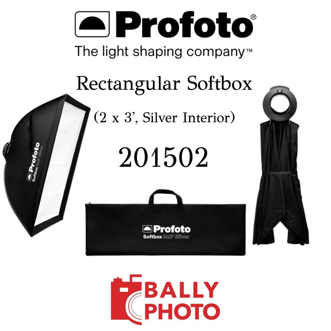 Profoto Rectangular Softbox 201502 (2 x 3', Silver Interior) for