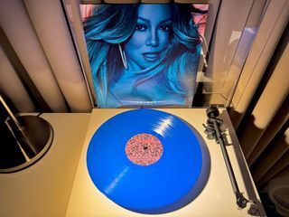 RARE: Mariah Carey - Caution Barnes and Noble Blue Opaque