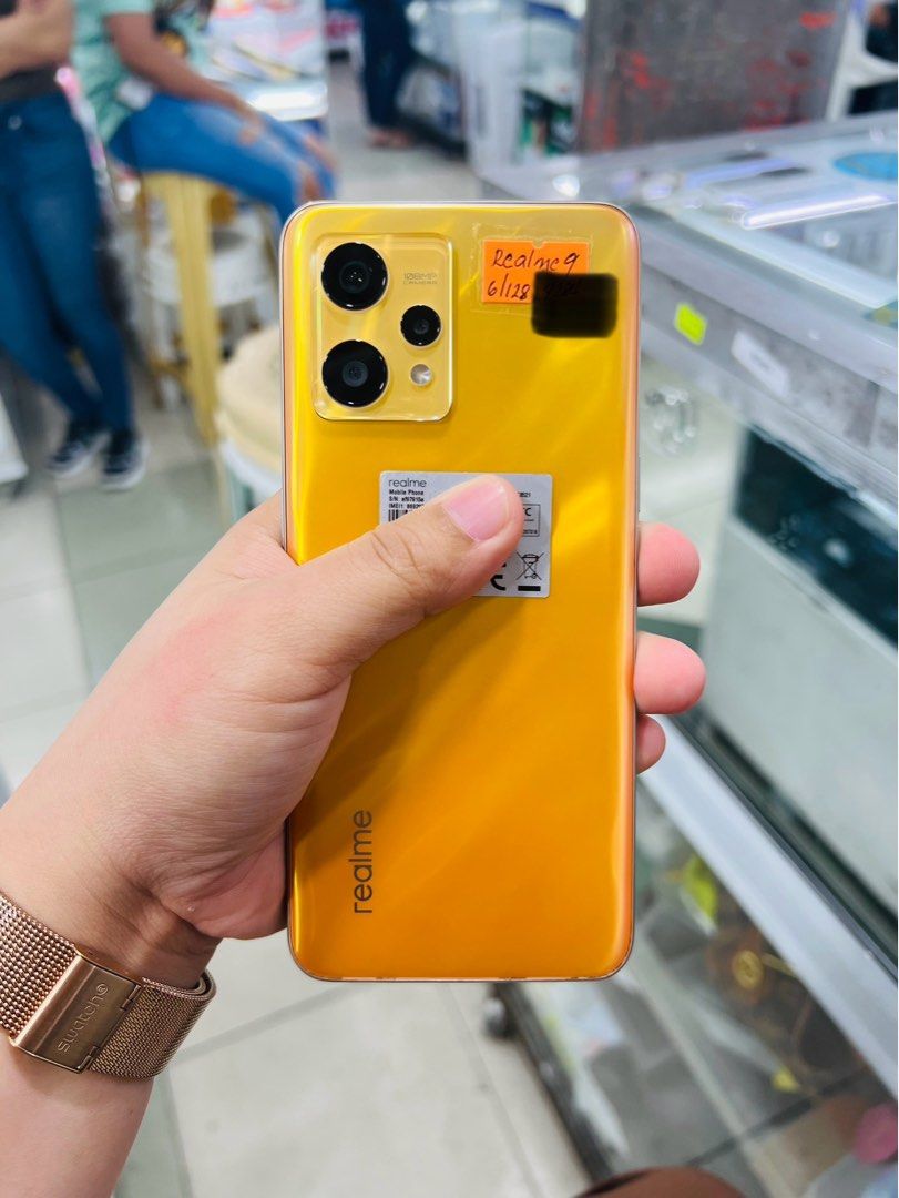 Realme 9 128gb Dualsim NTC (Category: Realme) located in San Juan City. Submitted by javedsgadgetshop (Listing ID 1297065140, Image 1). Description: OPEN FOR INSTALLMENT VIA CREDIT CARD/GGIVES & SWAP/TRADE-IN! WE BUY AND SELL ( ANYKINDS OF UNIT BINIBILI PO NAMIN)! PTPA : Padelete po f bawal Read ❗️Onhand ‼️ Realme 9 •128gb •NTC Variant •Good batt health •Factory Unlock •95% Smoothness •No hidden issue | No Repaired •100% Authentic | Not Refurbish