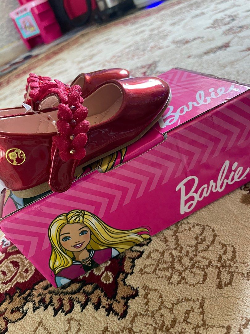 Red Barbie Shoes size 23 Babies Kids Babies Kids Fashion on Carousell