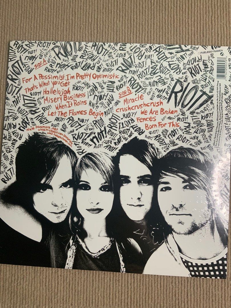 Riot! - Paramore (black) (Category: Announcements) located in Laoag. Submitted by benecldrn (Listing ID 1296943606, Image 2). Description: Sealed.