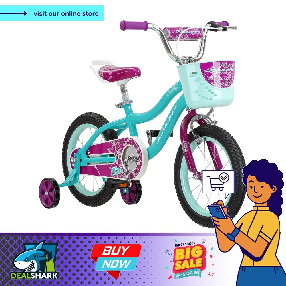 Schwinn elm girls bike for toddlers and kids stores clearance
