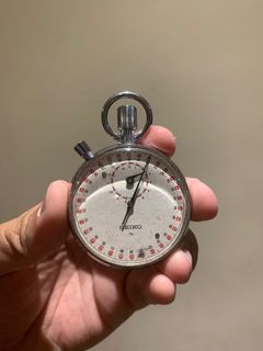 Seiko vintage stopwatch pocket watch mechanical retro Japan Collectors item