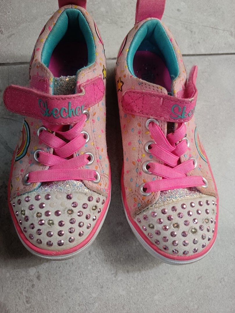 Sepatu anak Skechers Twinkle toes Size EU Bayi Anak, Baju
