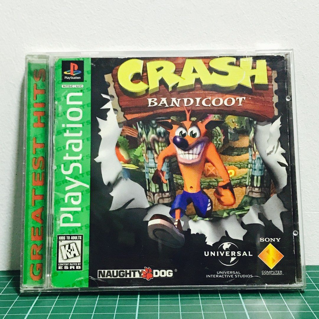 Crash Bandicoot 1996 Greatest Hits Original PS1 Game US ver. Vintage Sony  Playstation, Video Gaming, Video Games, PlayStation on Carousell